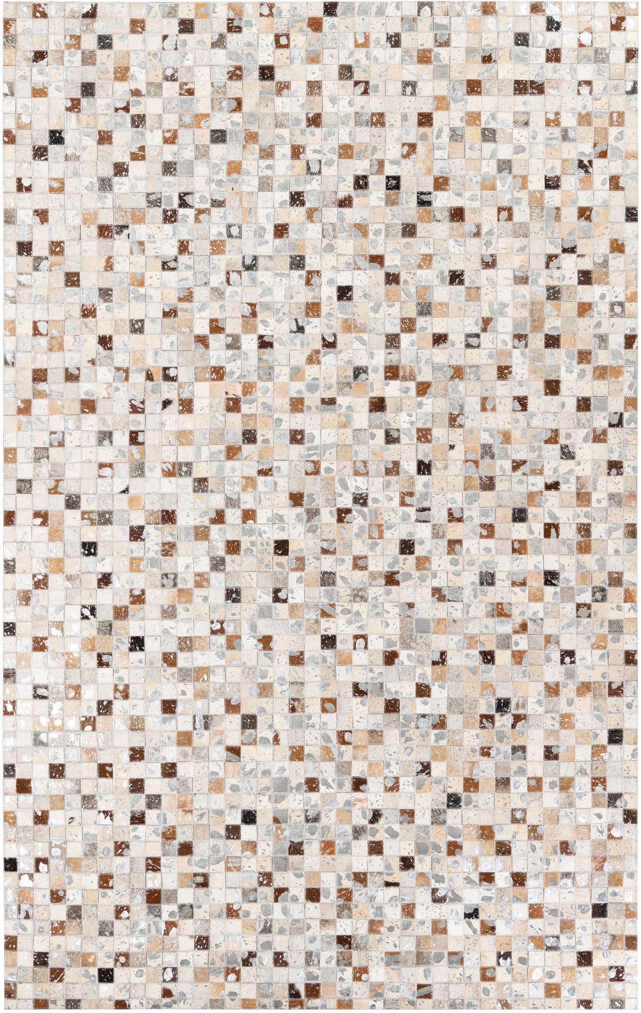 5' x 8' Cowhide Stocks Rug