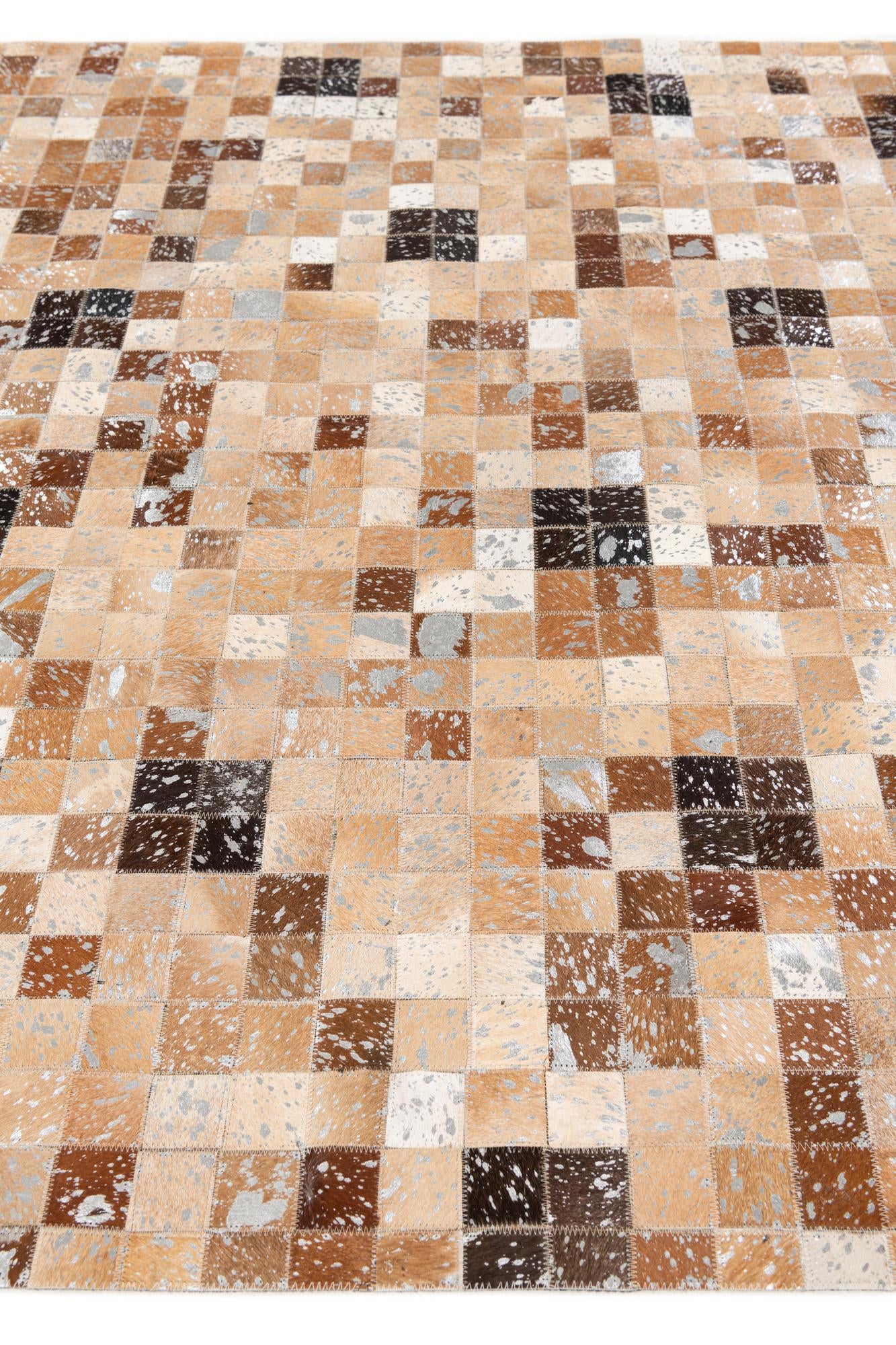 5' 2 x 7' 6 Cowhide Stocks Rug