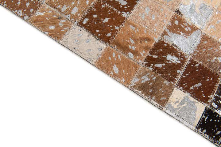 5' 2 x 7' 6 Cowhide Stocks Rug