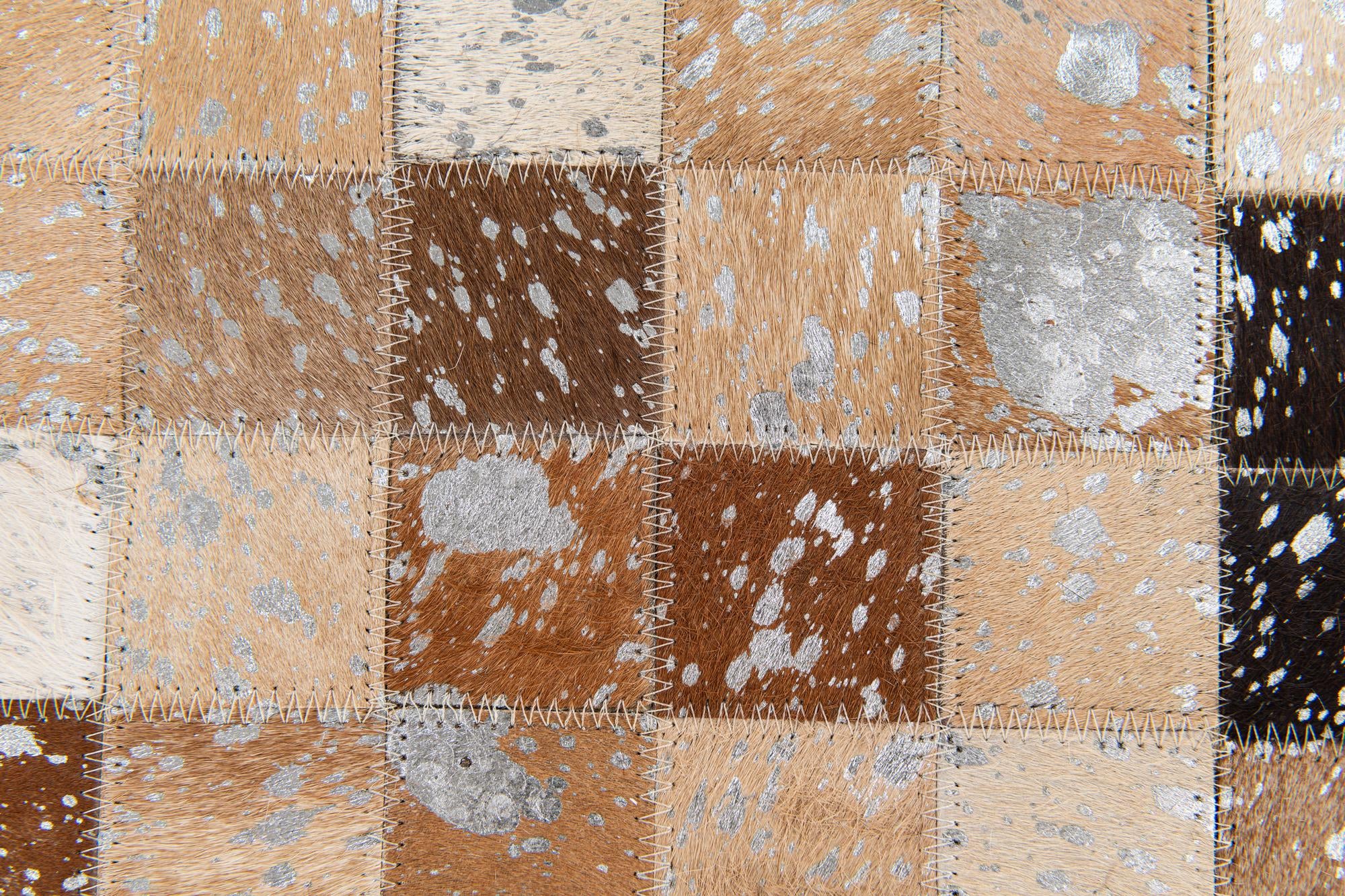5' 2 x 7' 6 Cowhide Stocks Rug