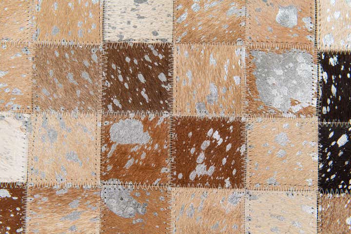 5' 2 x 7' 6 Cowhide Stocks Rug