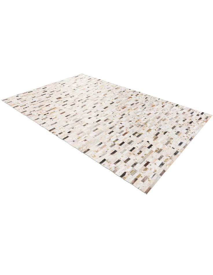 Detail image of 5' 2 x 7' 11 Cowhide Stocks Rug