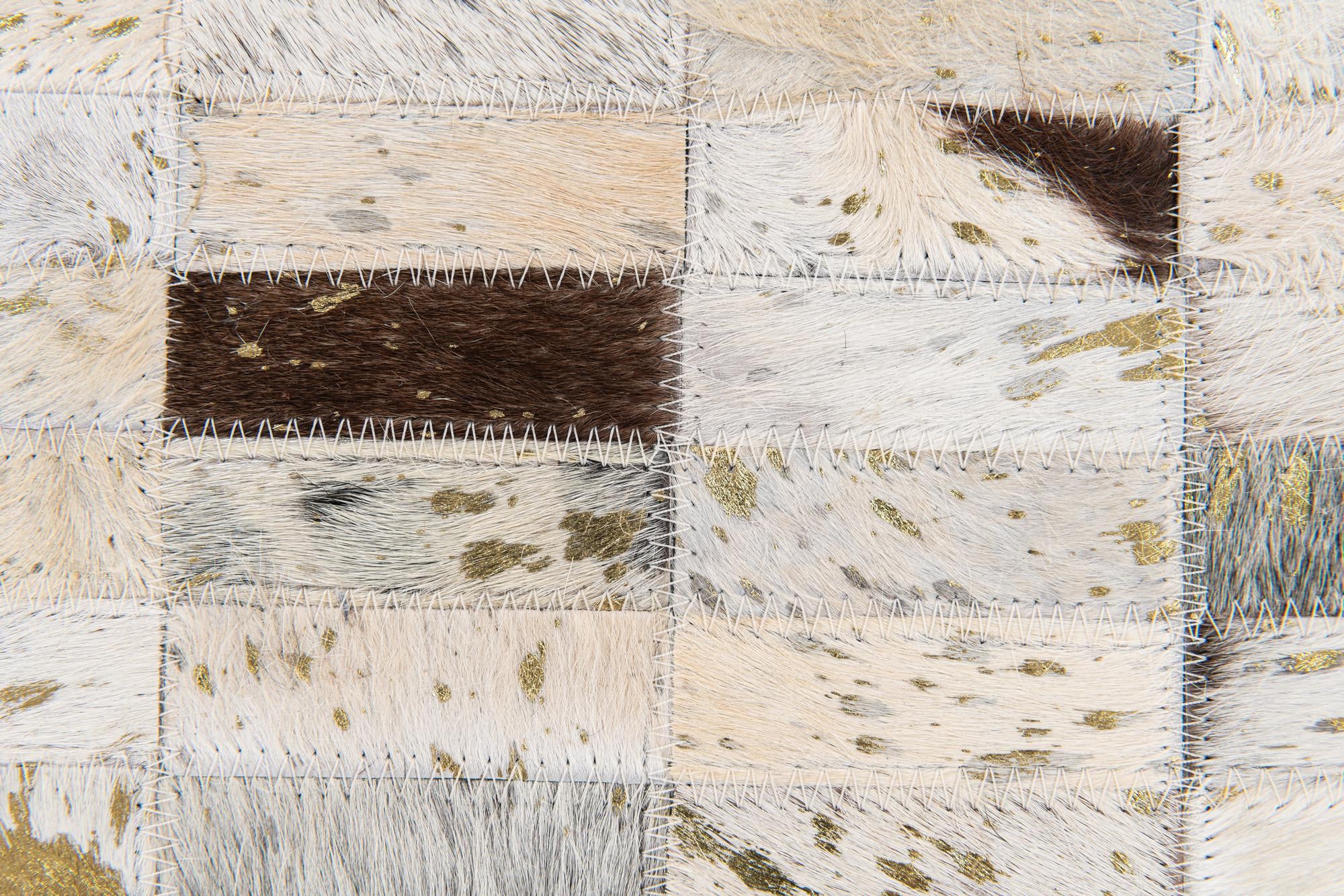 5' 2 x 7' 11 Cowhide Stocks Rug