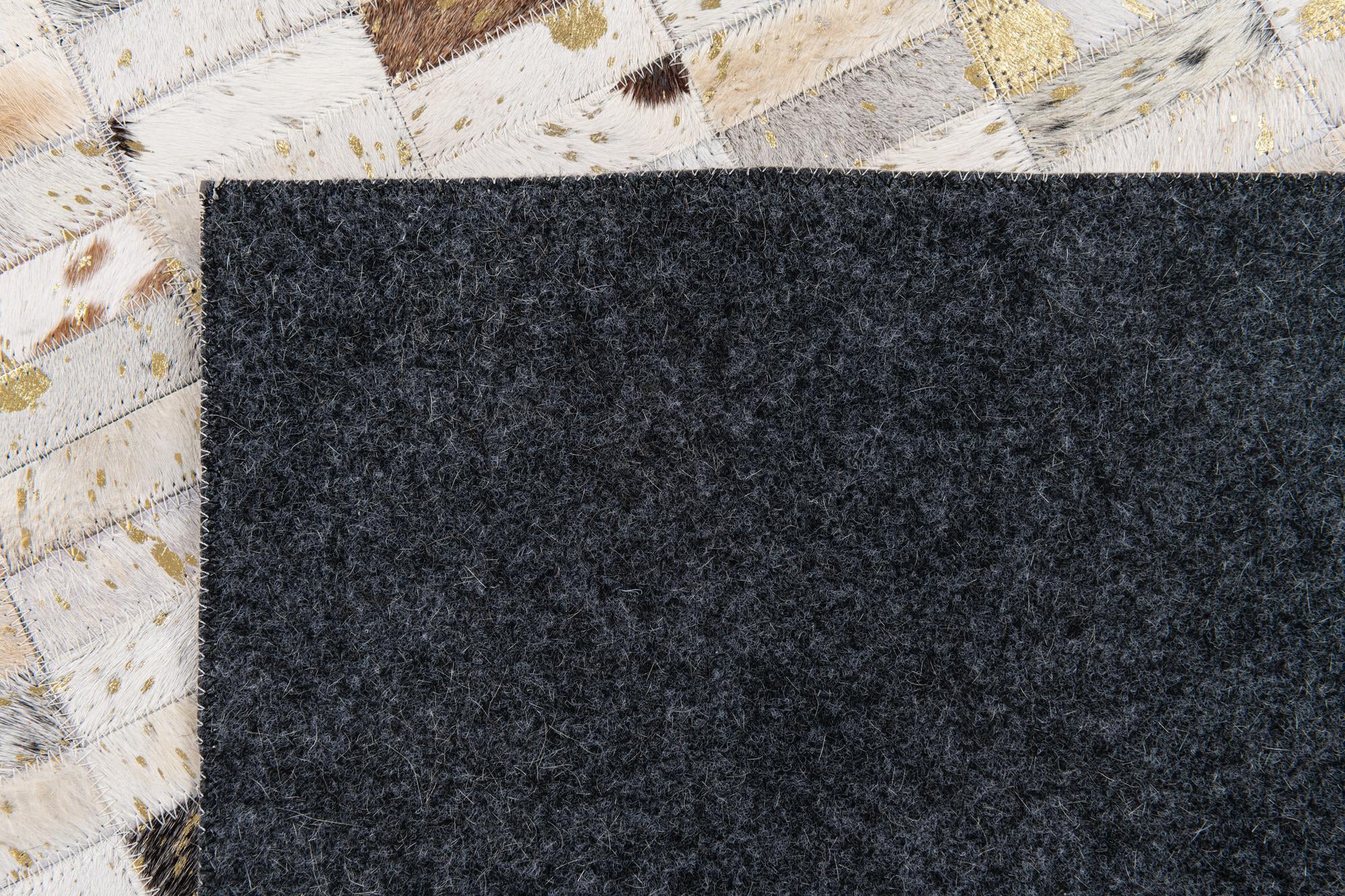 5' 2 x 7' 11 Cowhide Stocks Rug