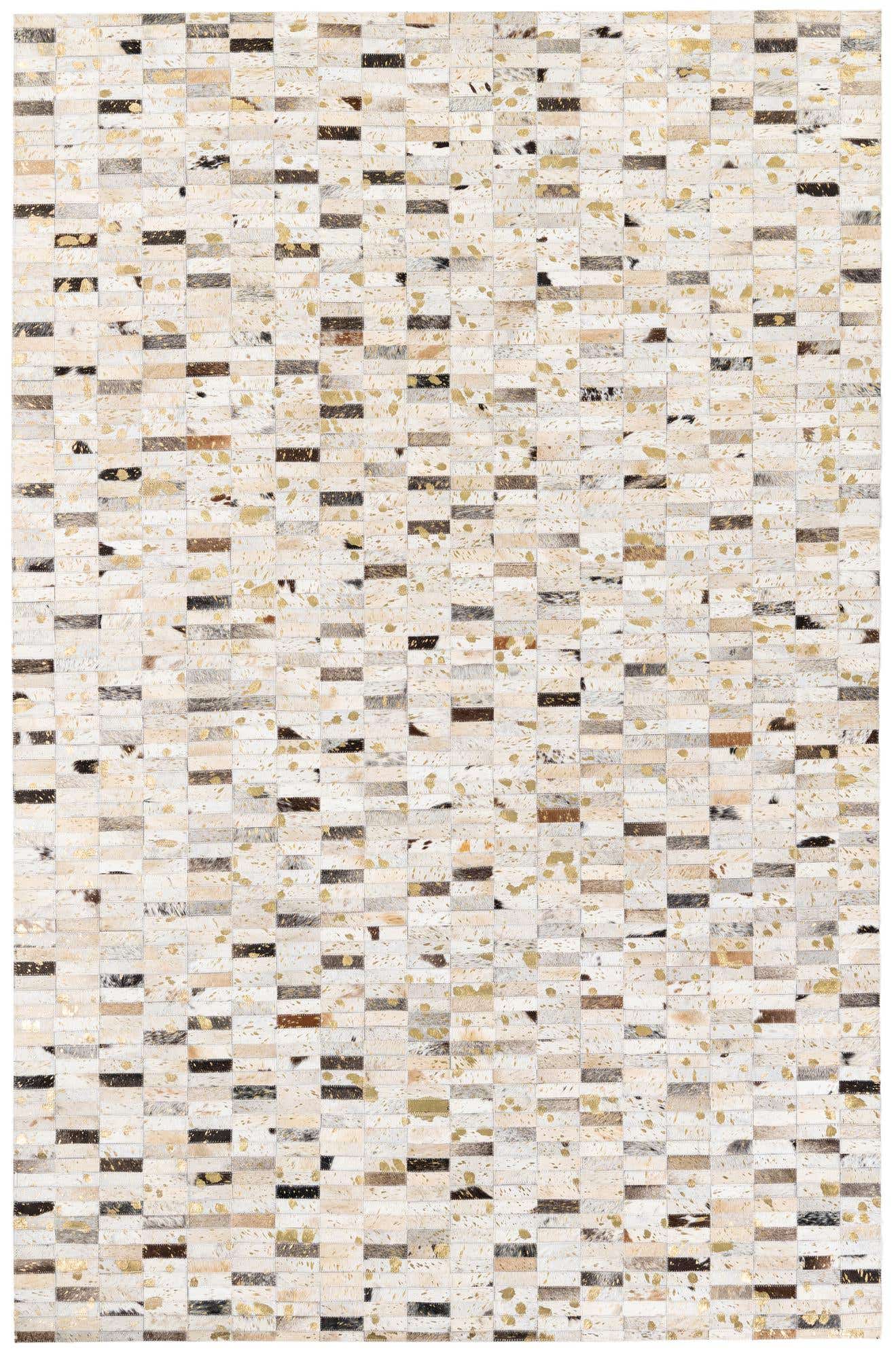 5' 2 x 7' 11 Cowhide Stocks Rug