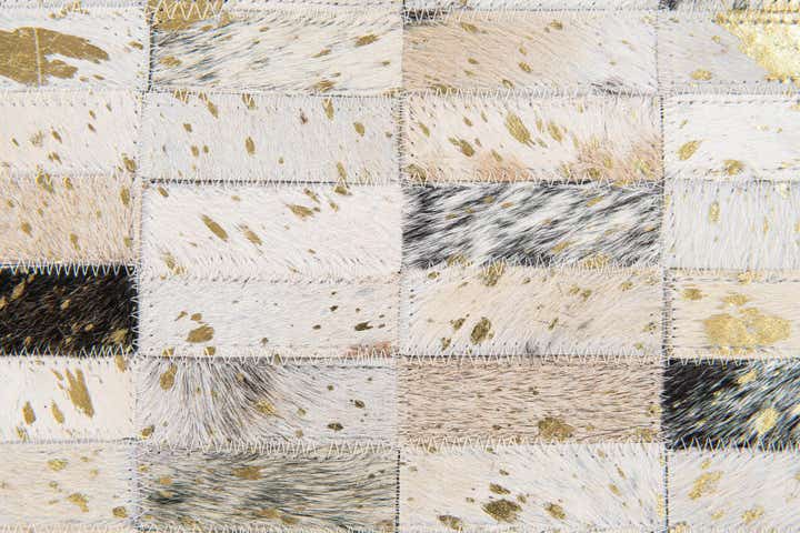 5' 2 x 7' 11 Cowhide Stocks Rug