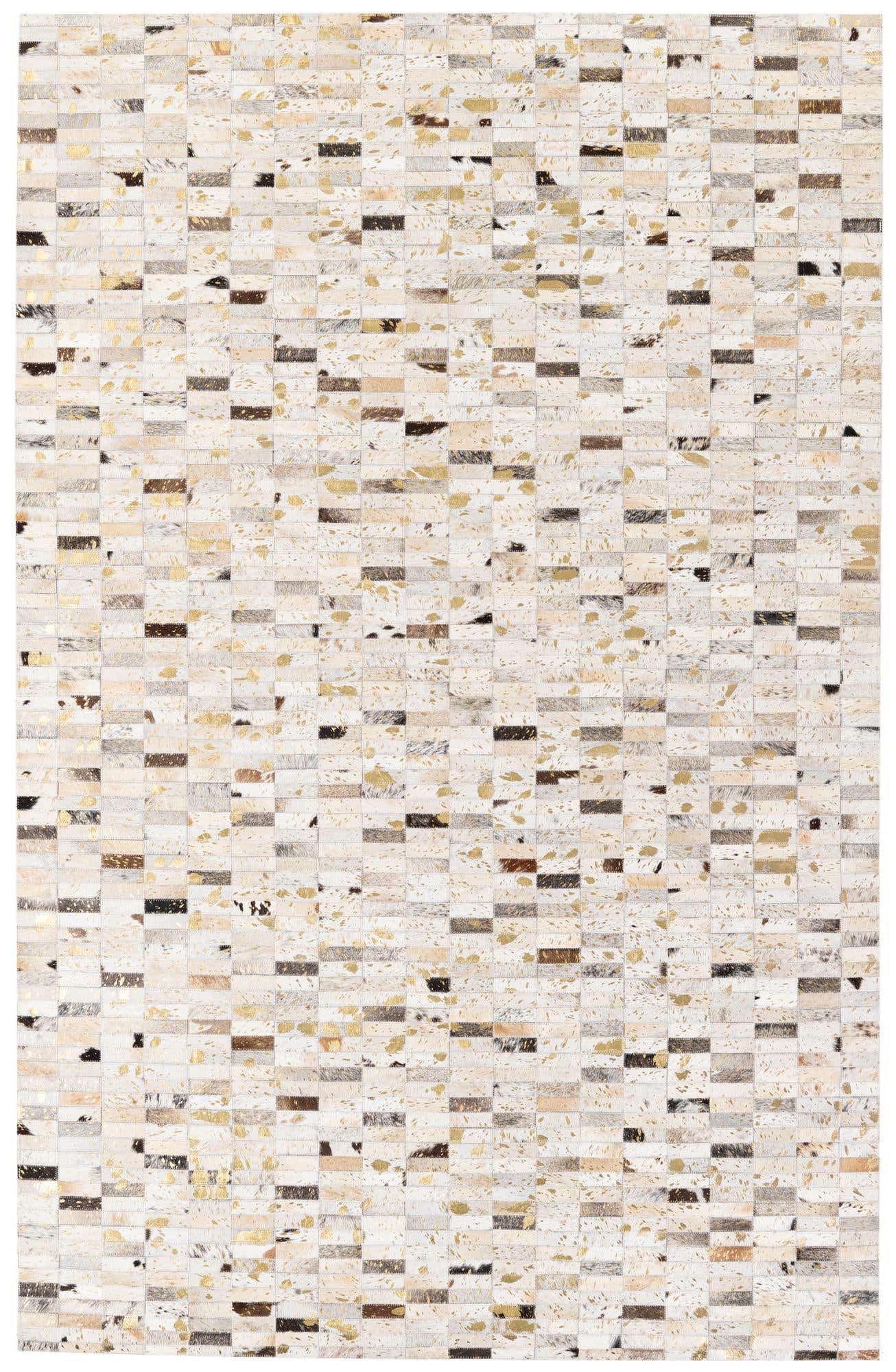 5' 2 x 7' 11 Cowhide Stocks Rug
