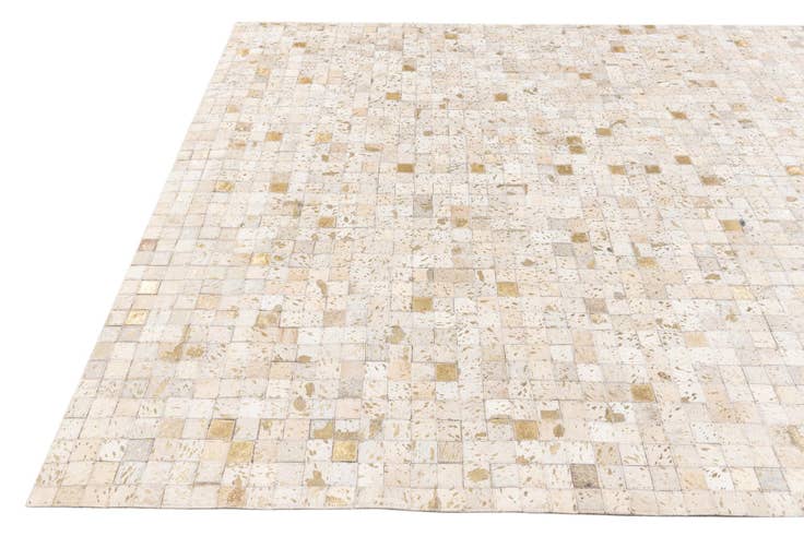 Detail image of 5' 4 x 7' 6 Cowhide Stocks Rug