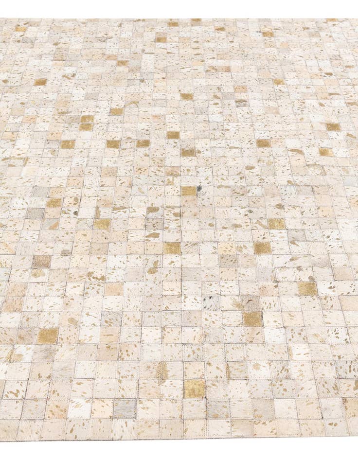 Detail image of 5' 4 x 7' 6 Cowhide Stocks Rug