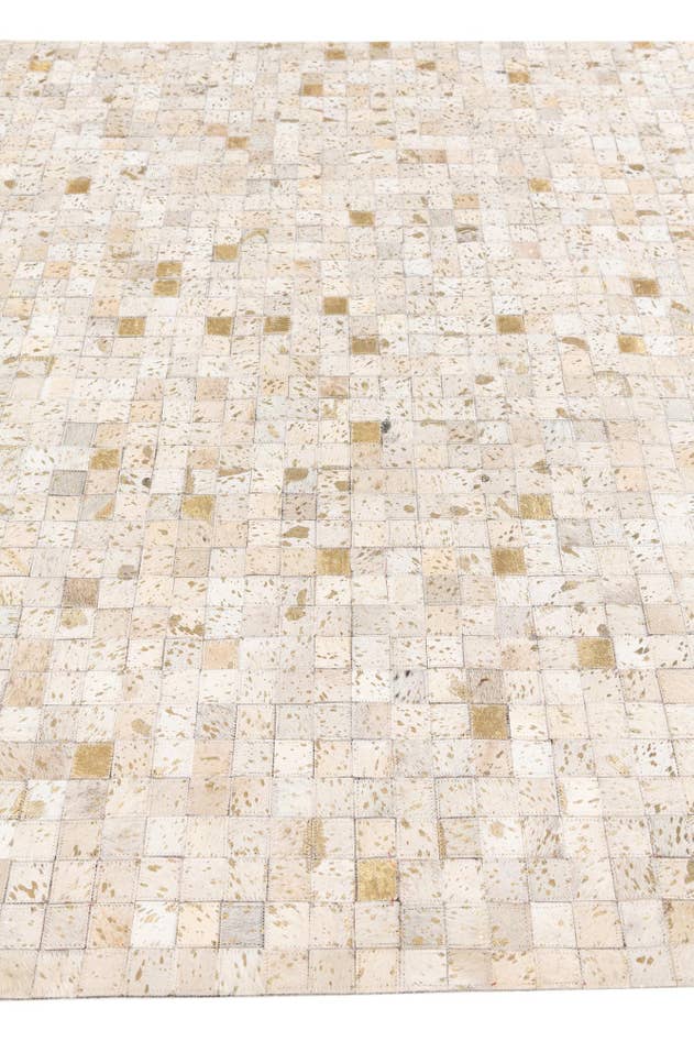 Detail image of 5' 4 x 7' 6 Cowhide Stocks Rug