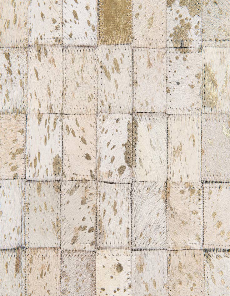 Detail image of 5' 4 x 7' 6 Cowhide Stocks Rug