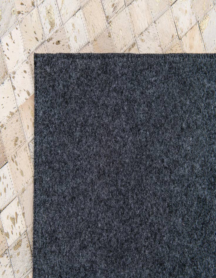 Detail image of 5' 3 x 7' 5 Cowhide Stocks Rug