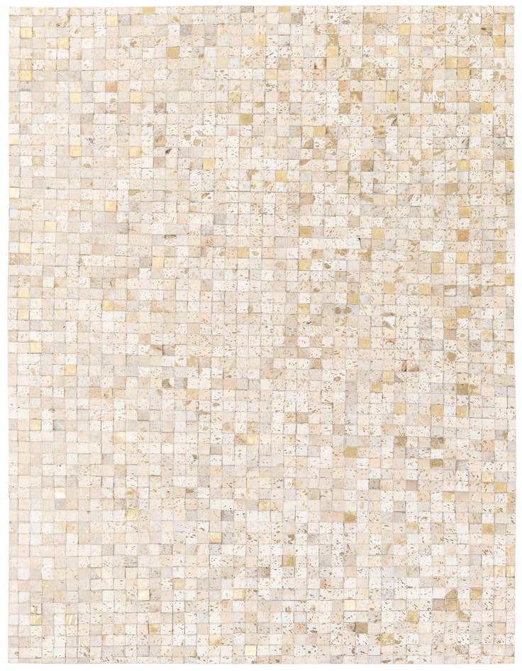 Detail image of 5' 3 x 7' 5 Cowhide Stocks Rug