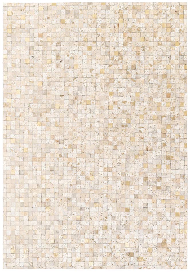 Detail image of 5' 3 x 7' 5 Cowhide Stocks Rug