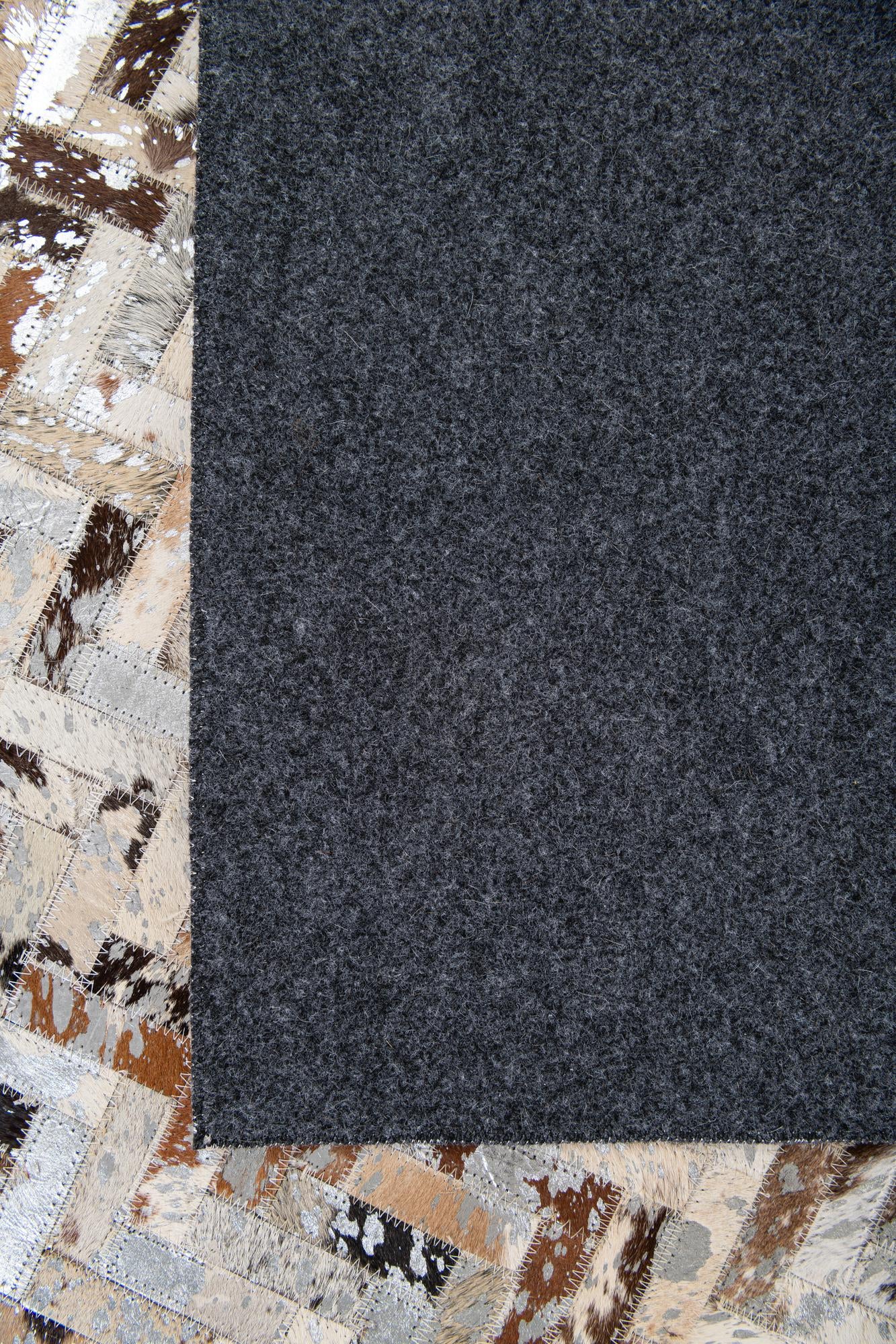 5' 2 x 7' 7 Cowhide Stocks Rug