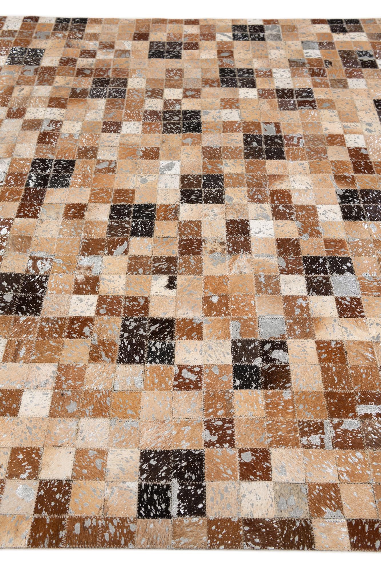5' 2 x 7' 6 Cowhide Stocks Rug