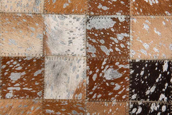 5' 2 x 7' 6 Cowhide Stocks Rug