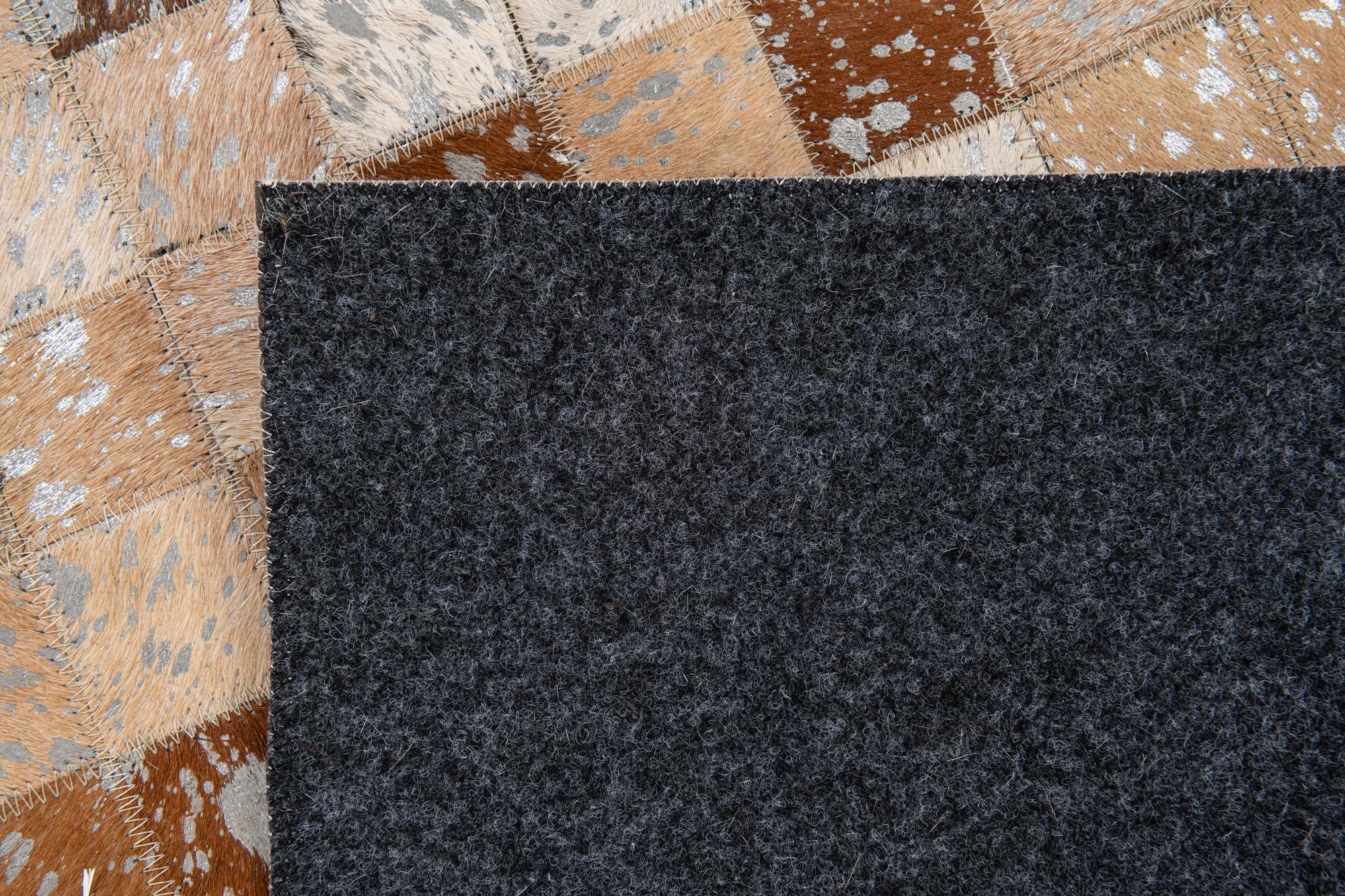 5' 2 x 7' 6 Cowhide Stocks Rug