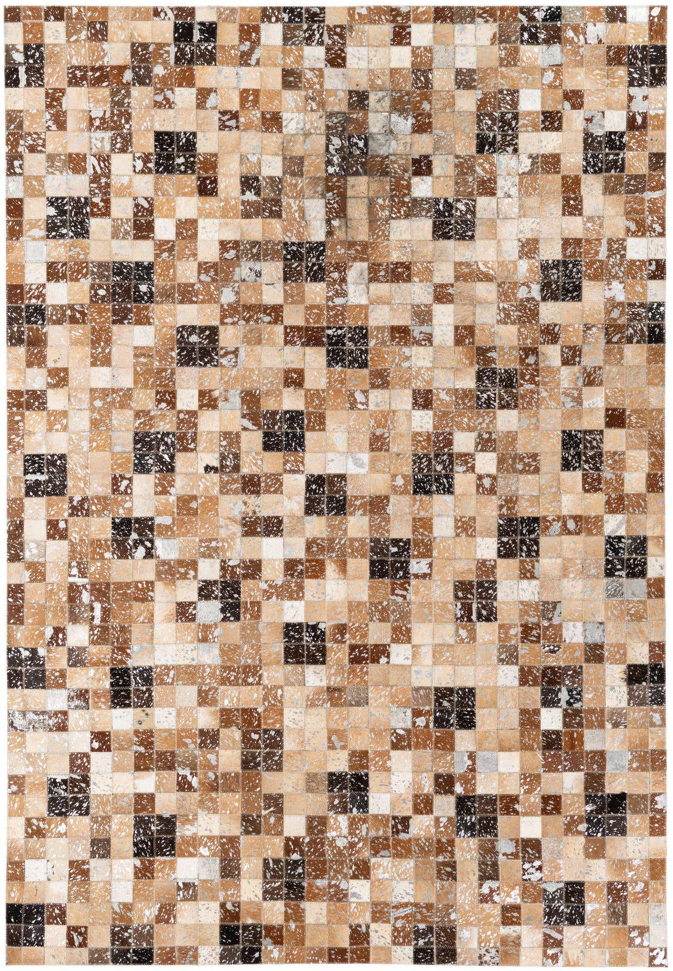5' 2 x 7' 6 Cowhide Stocks Rug