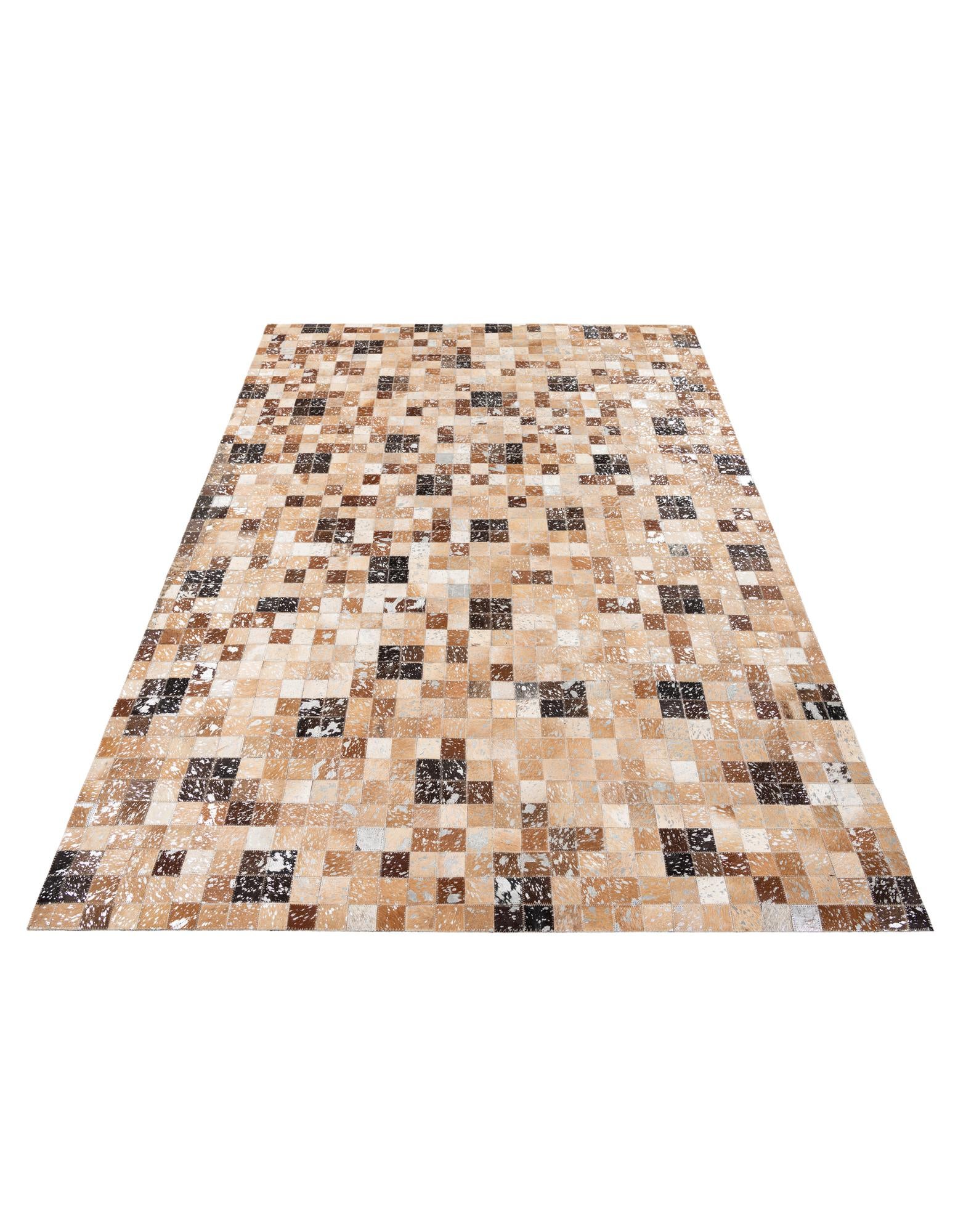 5' 3 x 7' 5 Cowhide Stocks Rug