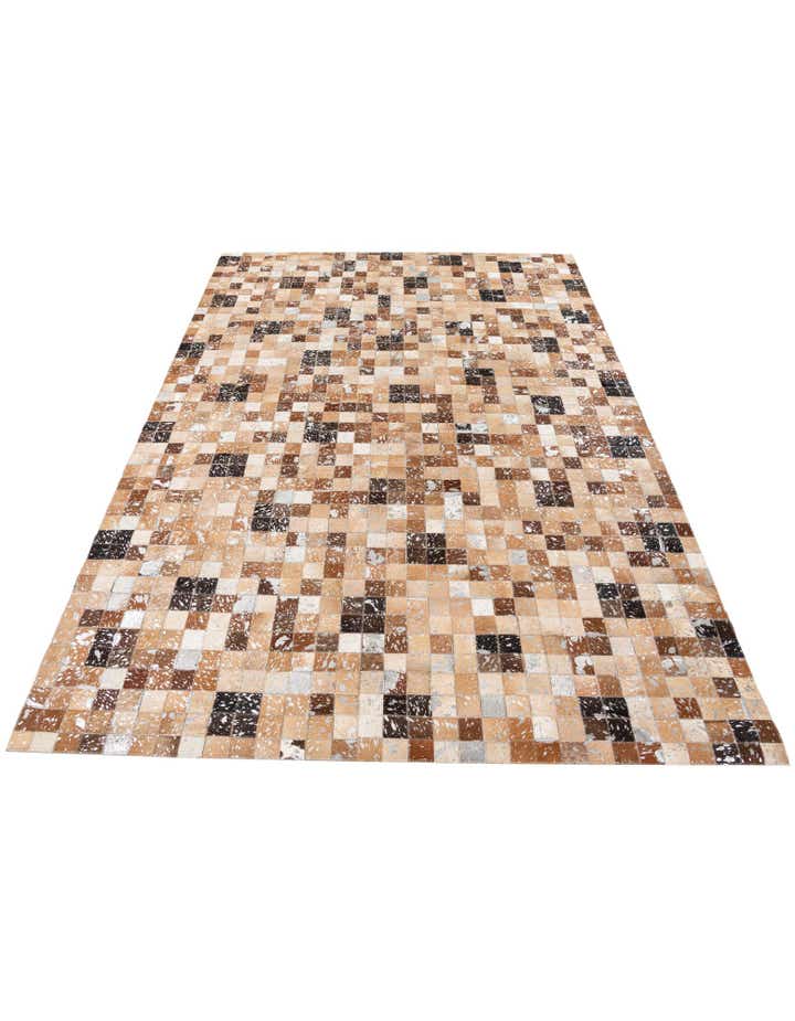 5' 3 x 7' 6 Cowhide Stocks Rug
