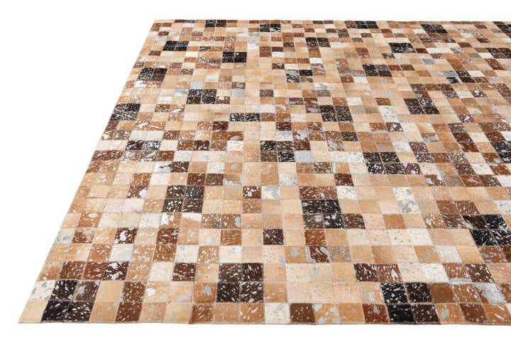 5' 3 x 7' 6 Cowhide Stocks Rug
