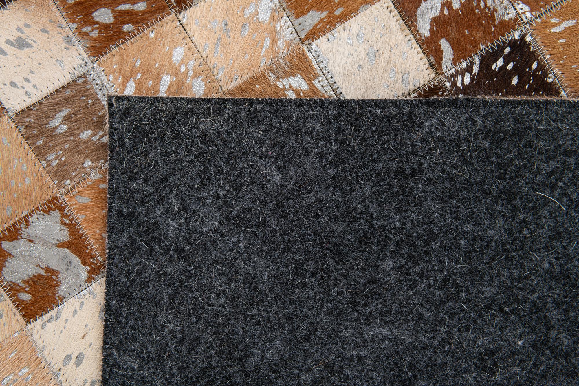 5' 3 x 7' 6 Cowhide Stocks Rug