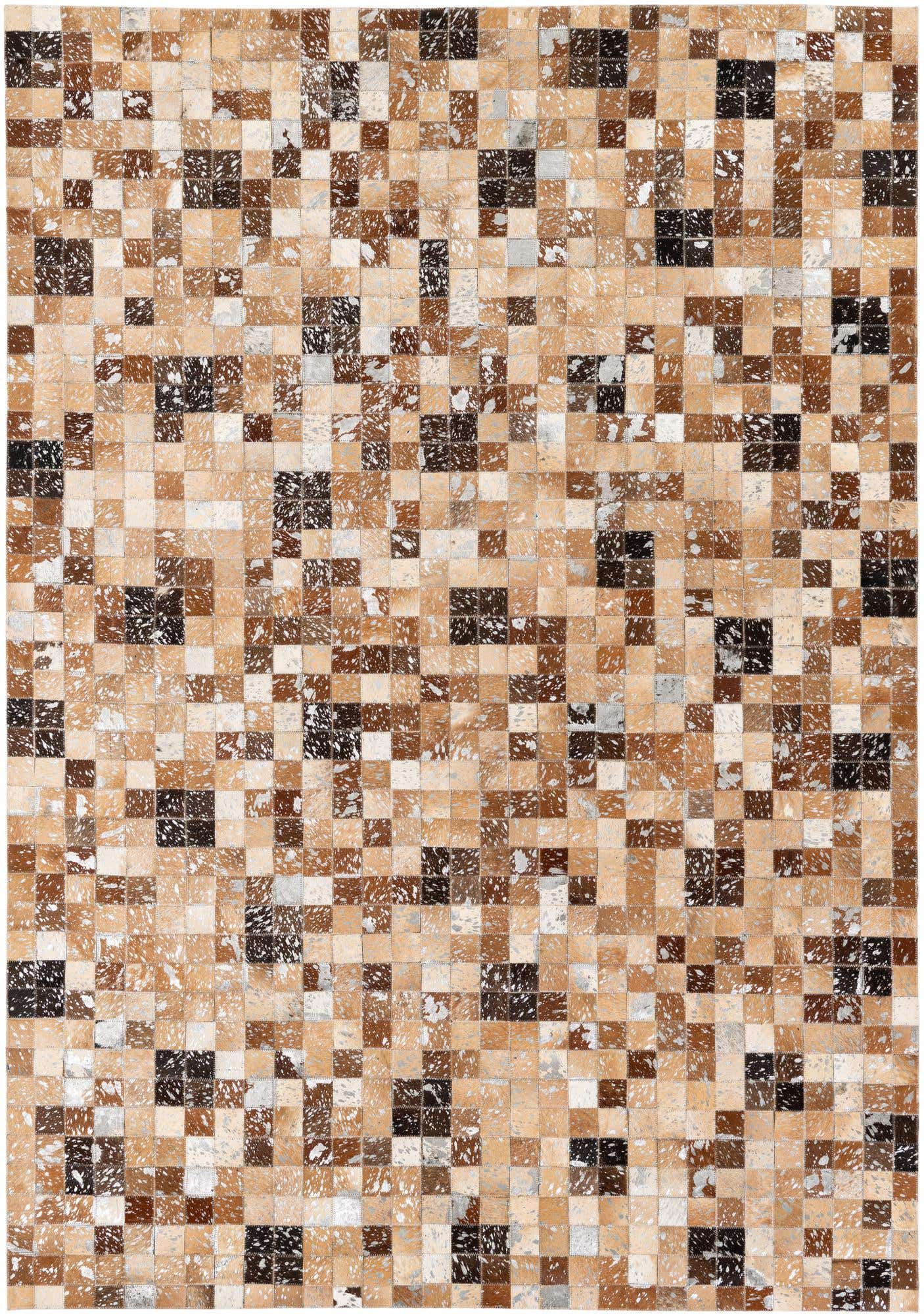 5' 3 x 7' 6 Cowhide Stocks Rug