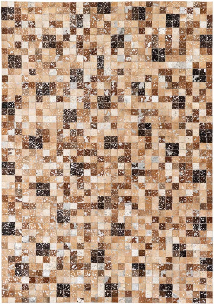 5' 3 x 7' 6 Cowhide Stocks Rug