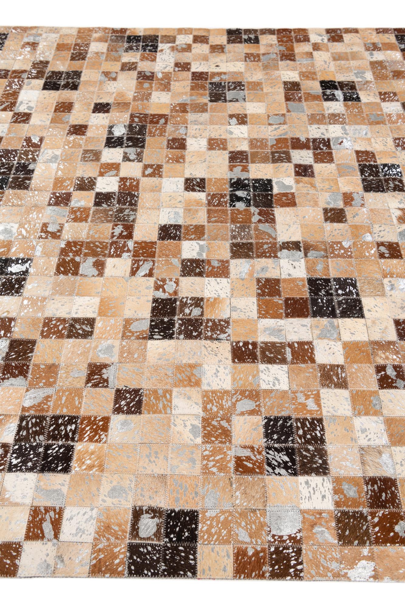 5' 3 x 7' 6 Cowhide Stocks Rug