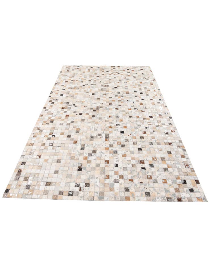 Detail image of 5' x 8' Cowhide Stocks Rug