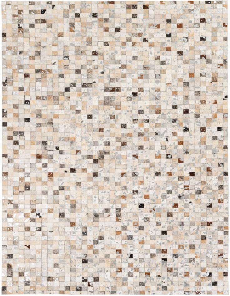 Detail image of 5' x 8' Cowhide Stocks Rug