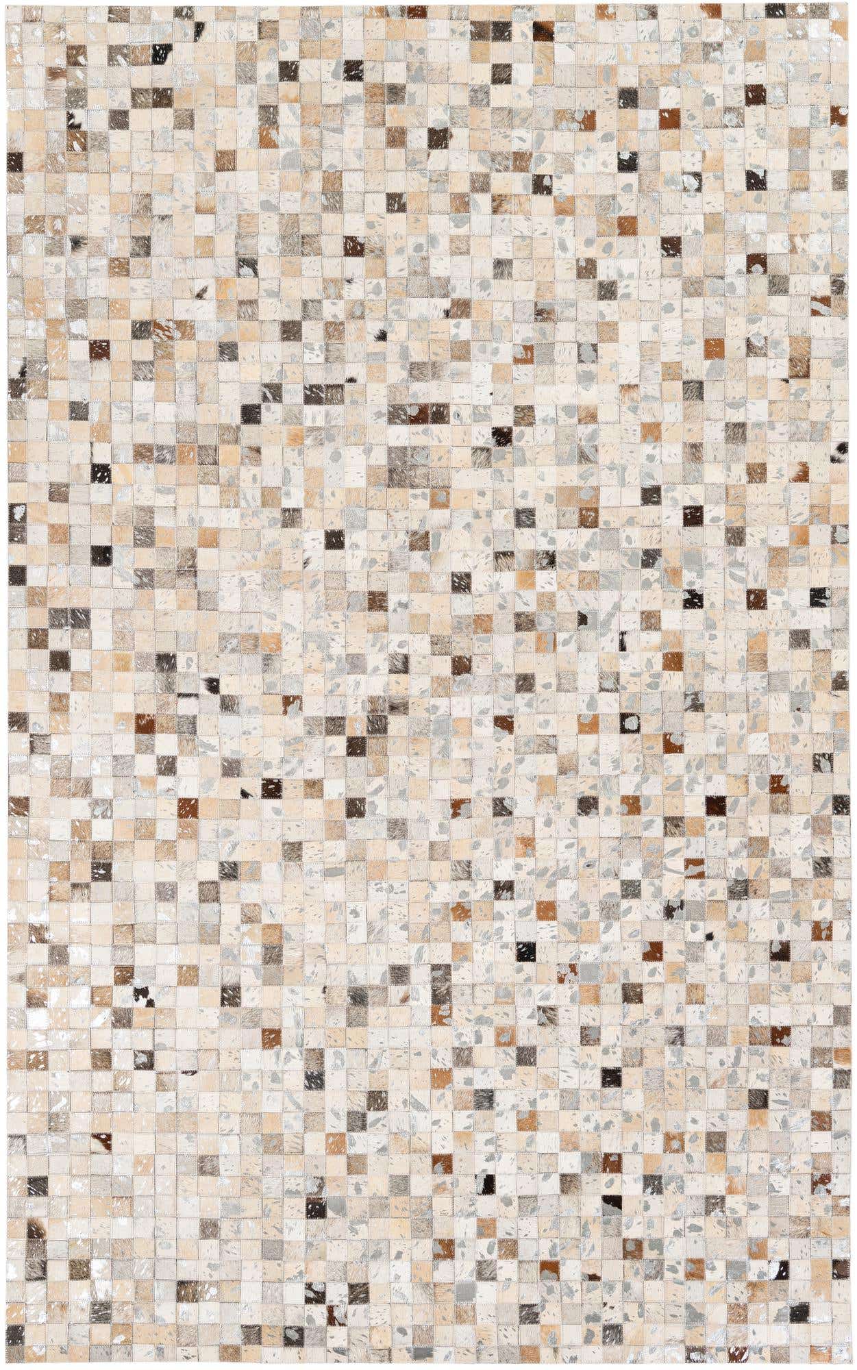 5' x 8' Cowhide Stocks Rug
