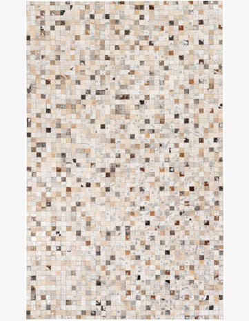 5' x 8' Cowhide Stocks Rug