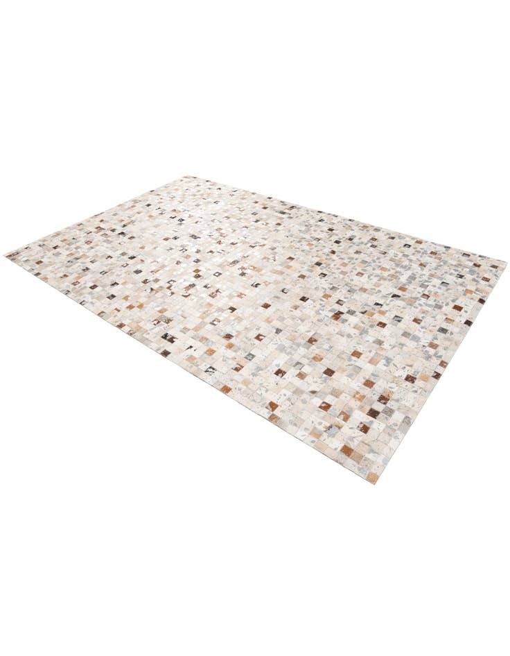 Detail image of 5' 1 x 7' 11 Cowhide Stocks Rug