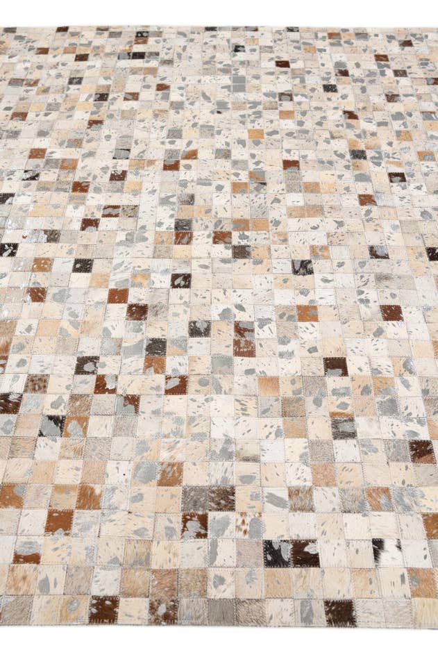 Detail image of 5' 1 x 7' 11 Cowhide Stocks Rug