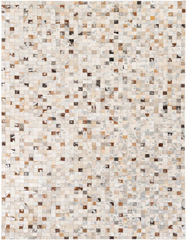 Detail image of 5' 1 x 7' 11 Cowhide Stocks Rug