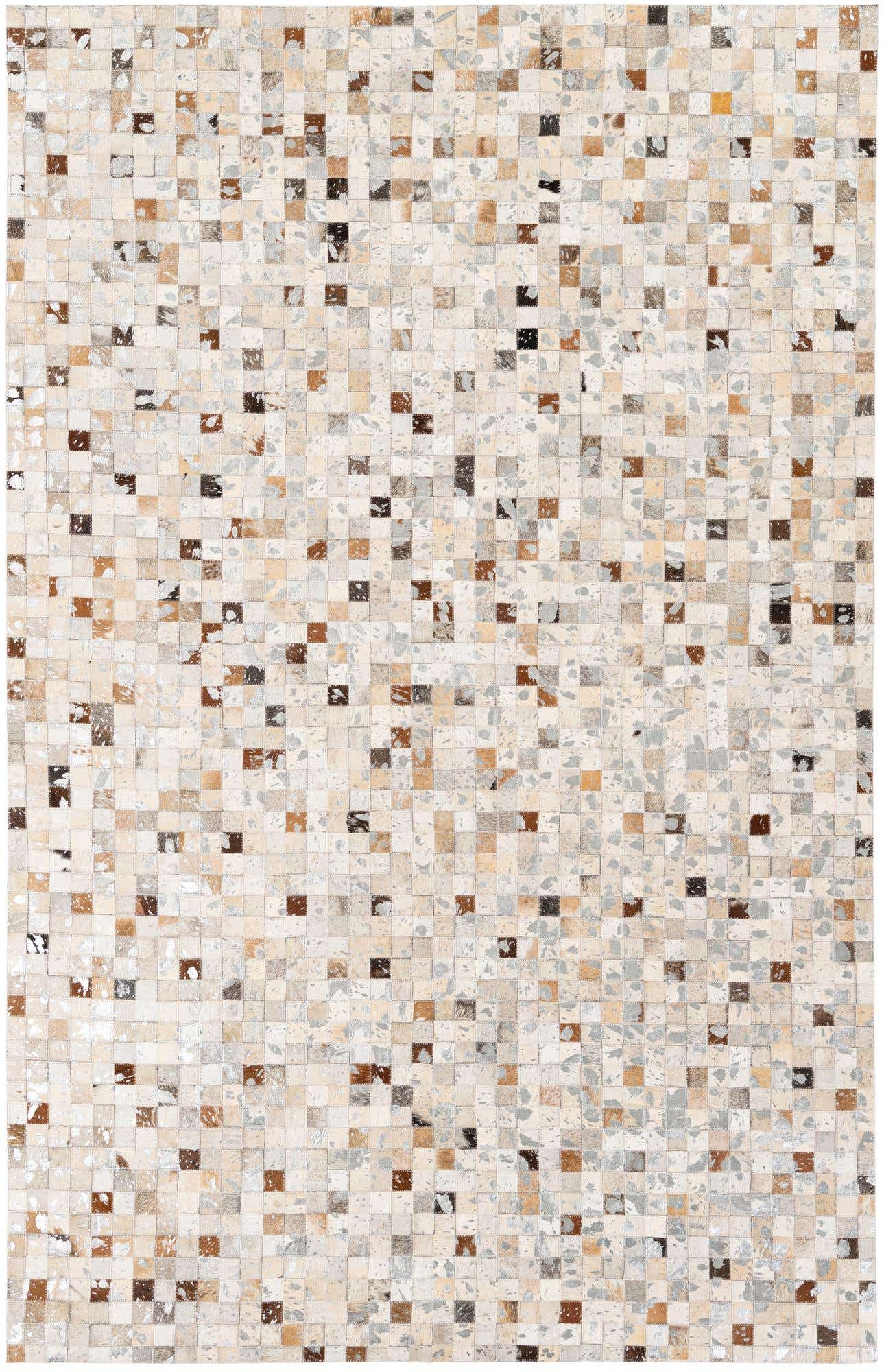 5' 1 x 7' 11 Cowhide Stocks Rug