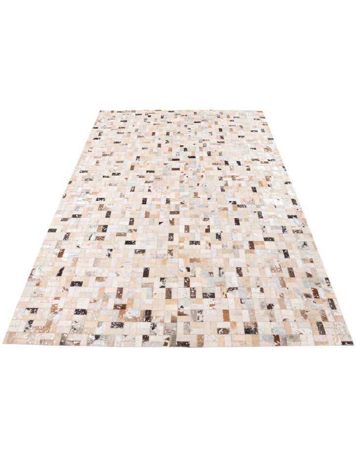 5' 3 x 7' 5 Cowhide Stocks Rug