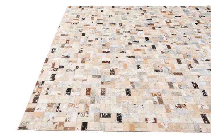5' 3 x 7' 5 Cowhide Stocks Rug