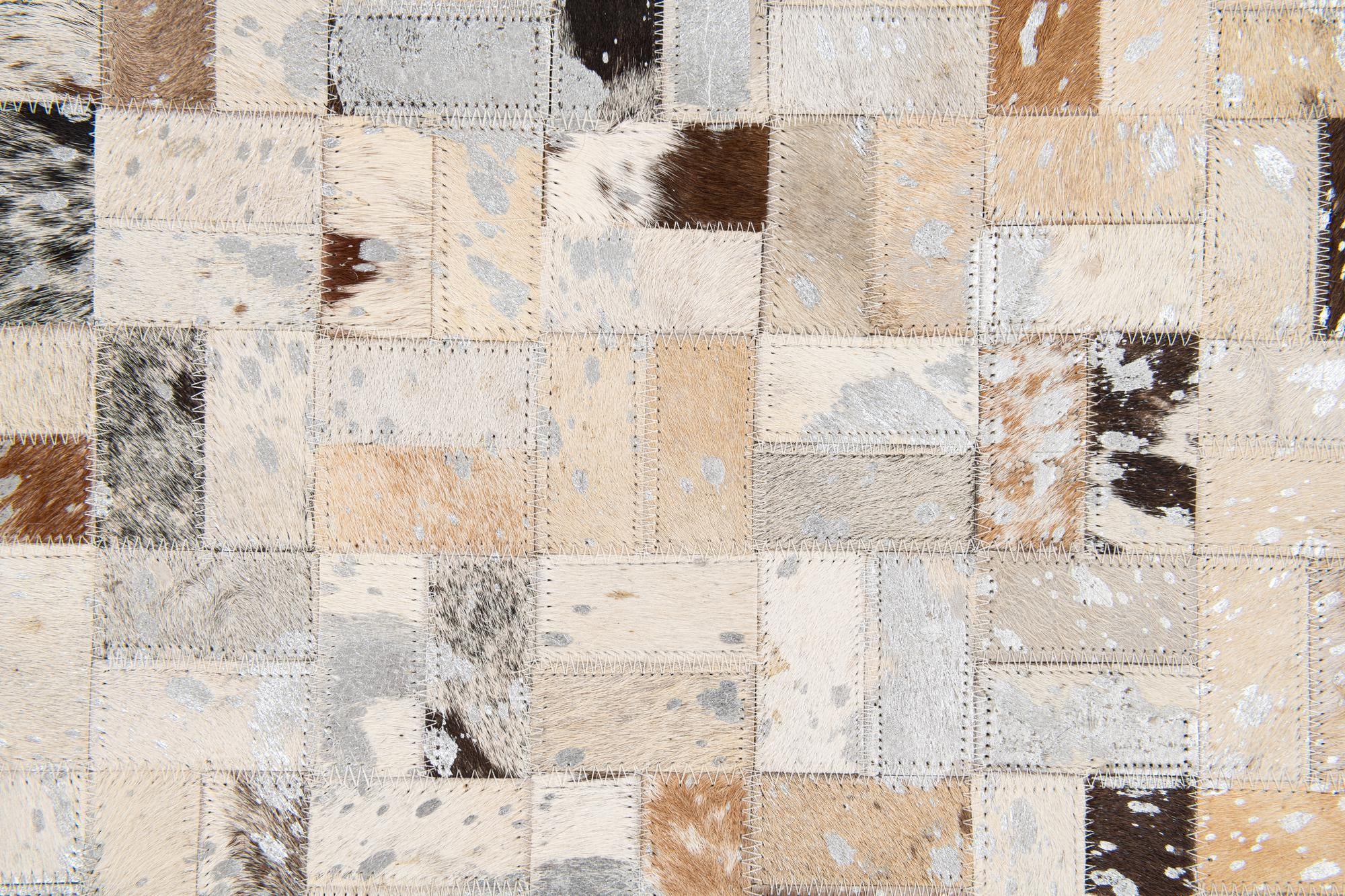 5' 3 x 7' 5 Cowhide Stocks Rug