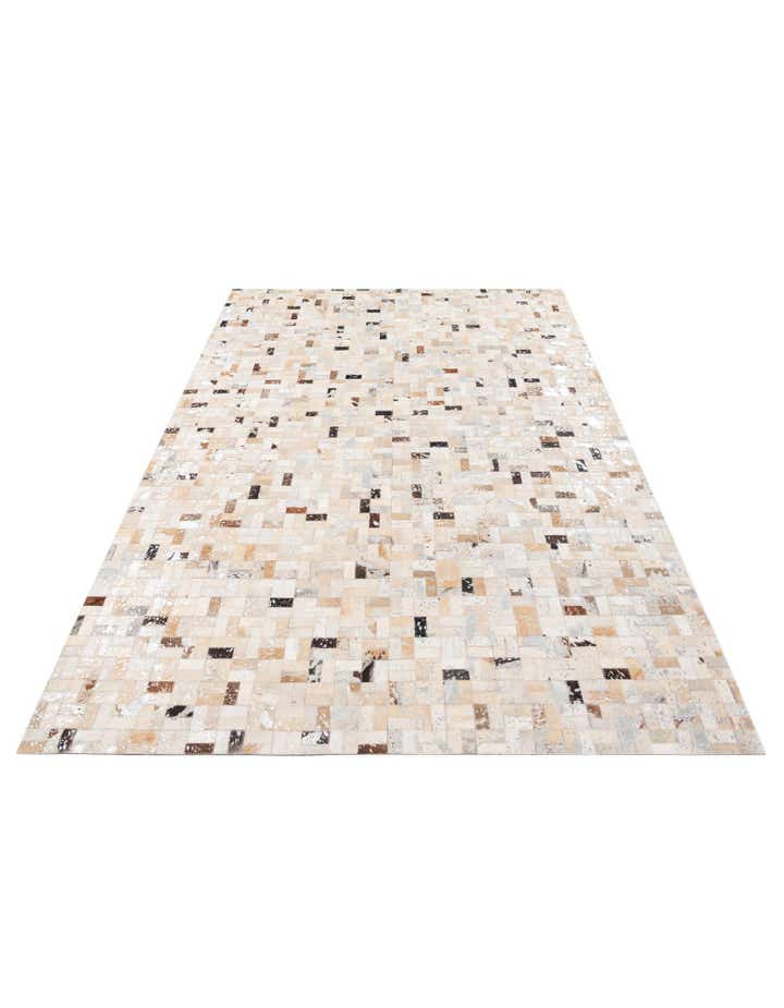 5' 3 x 7' 6 Cowhide Stocks Rug