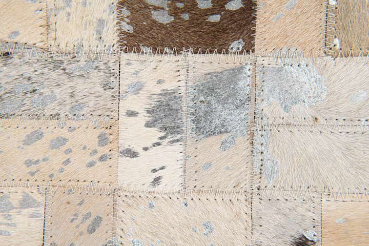 5' 3 x 7' 6 Cowhide Stocks Rug