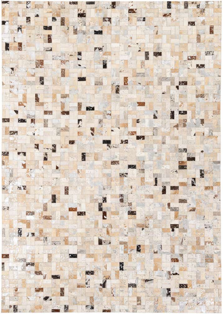 5' 3 x 7' 6 Cowhide Stocks Rug