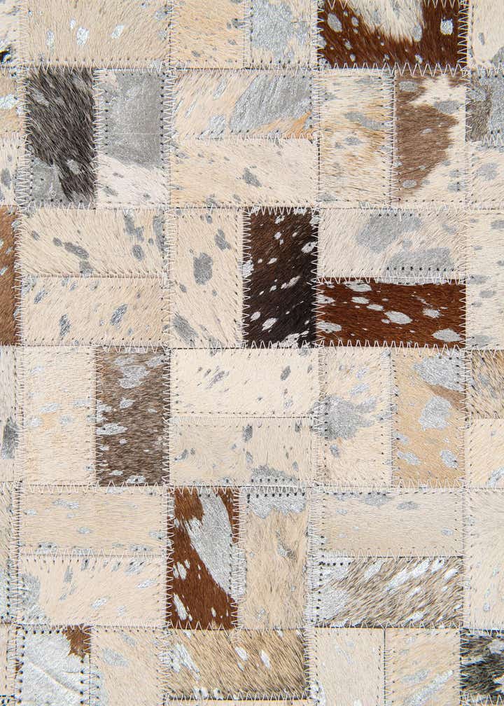 5' x 7' 6 Cowhide Stocks Rug