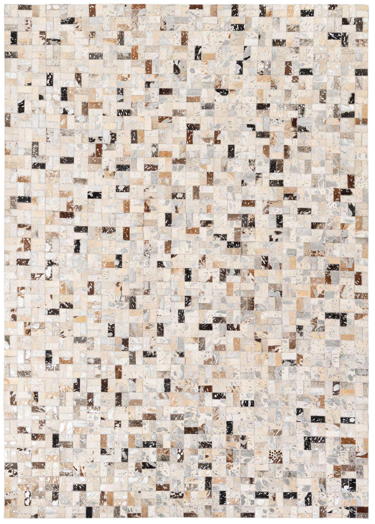 5' x 7' 6 Cowhide Stocks Rug
