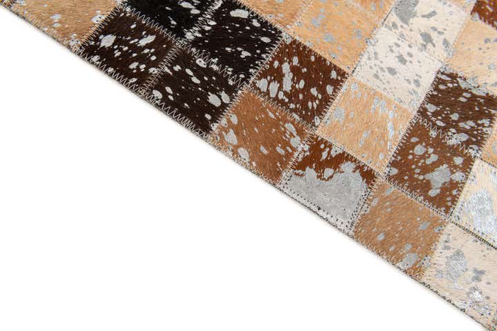 5' 3 x 7' 6 Cowhide Stocks Rug