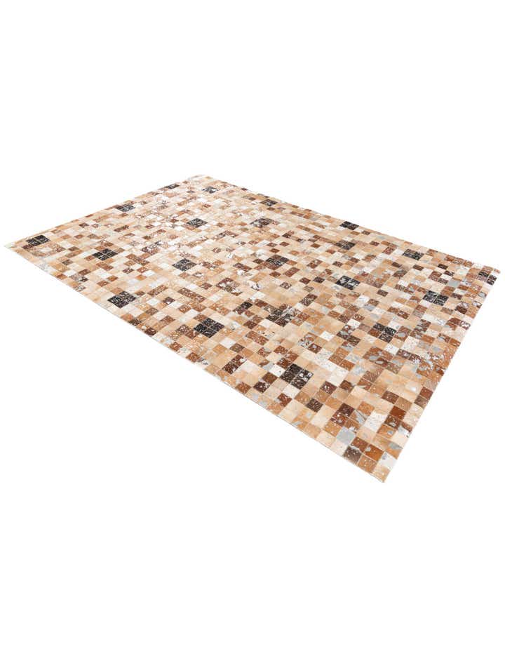 5' 2 x 7' 6 Cowhide Stocks Rug