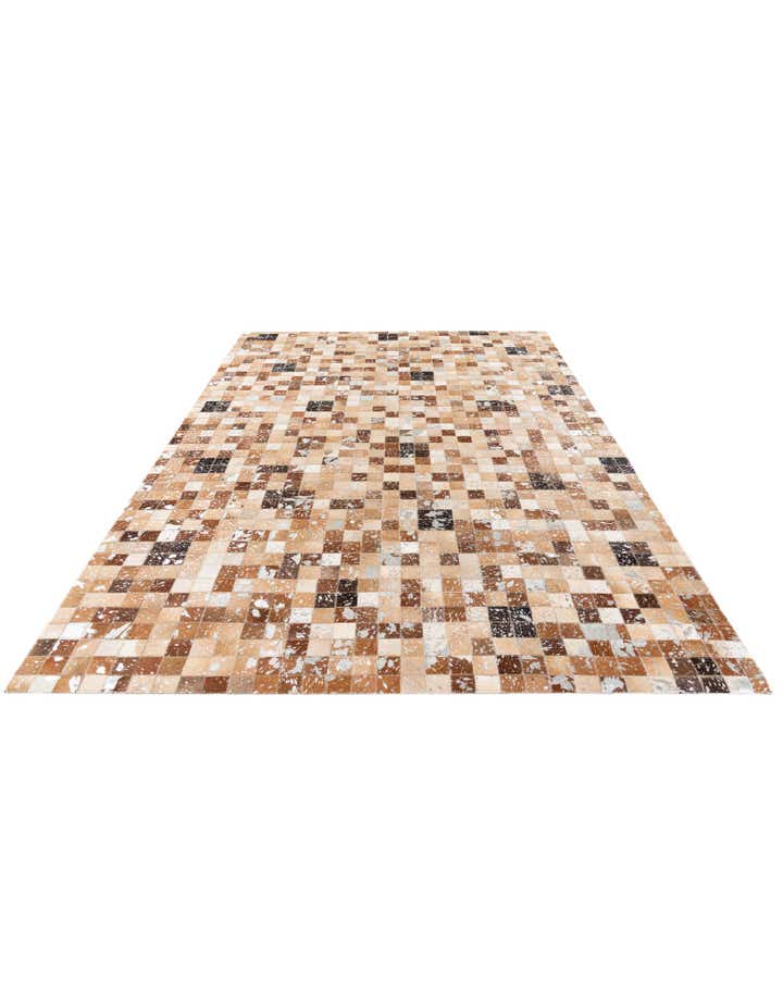 5' 2 x 7' 6 Cowhide Stocks Rug