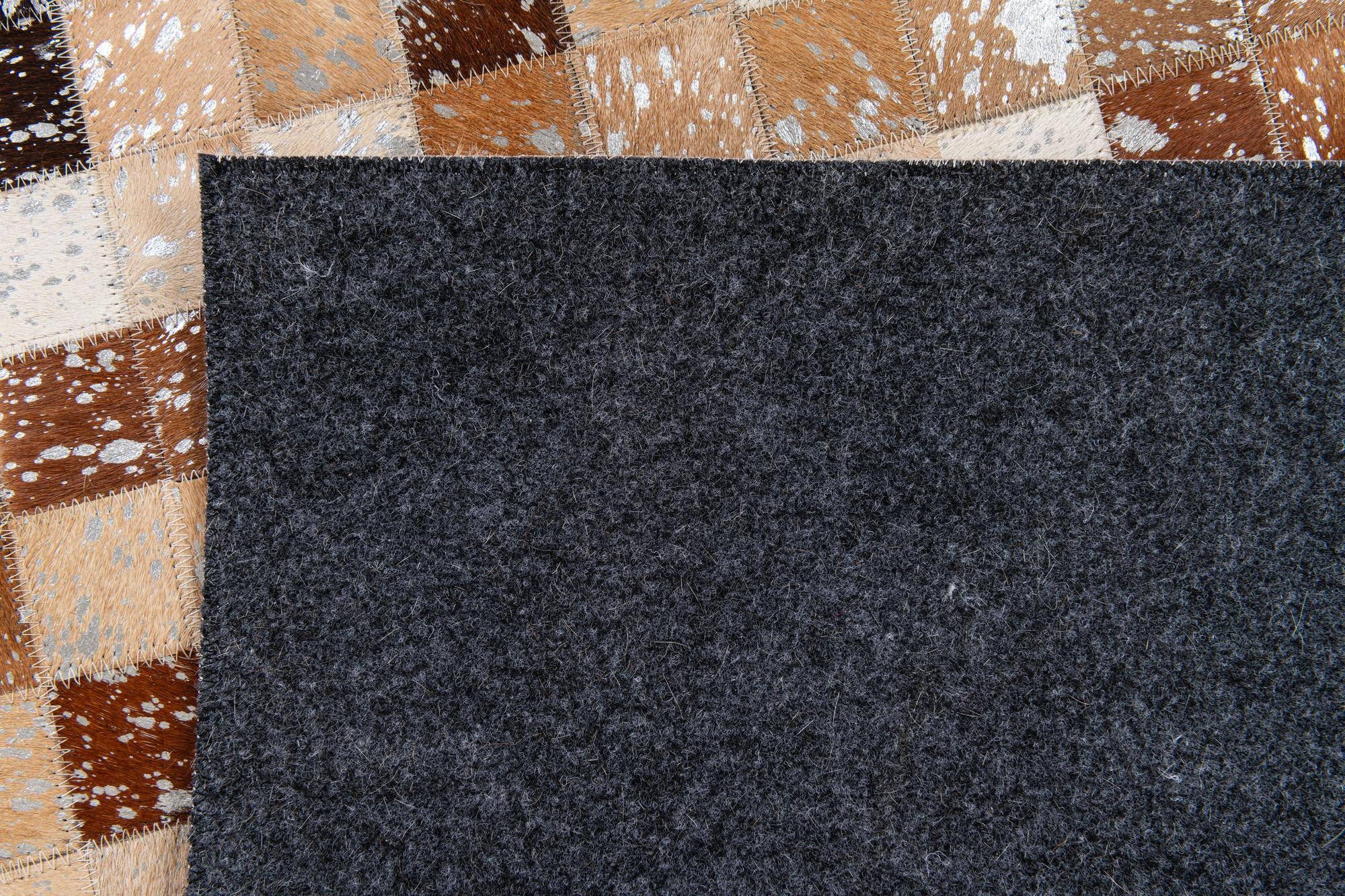 5' 2 x 7' 6 Cowhide Stocks Rug